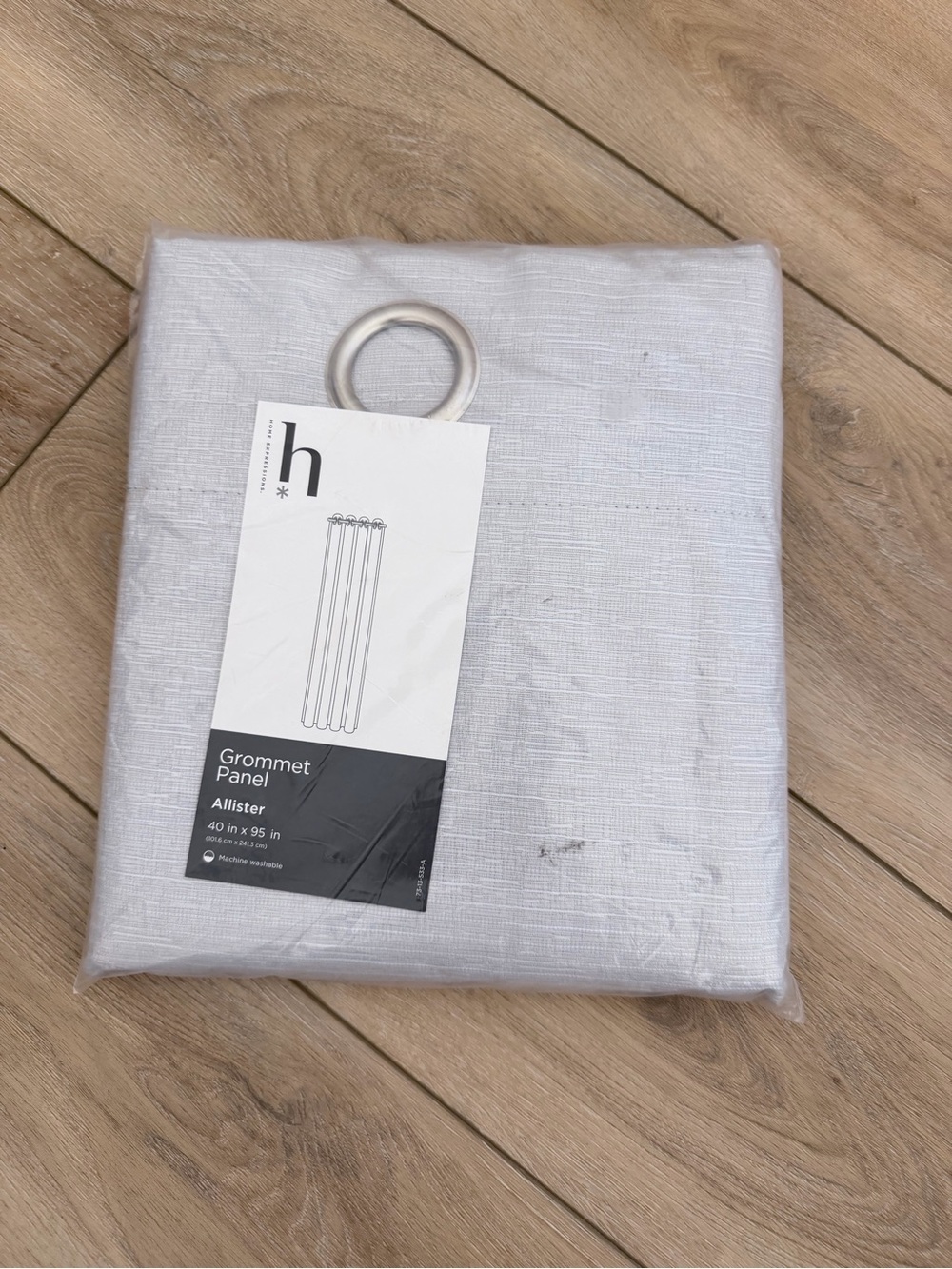 NWT Home Expressions Allister Blackout Curtain 40x95